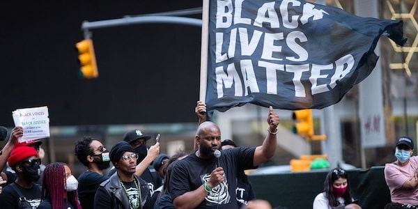 | A Black Lives Matter protest in New York City in July 2020 CREDIT Anthony Quintano | MR Online