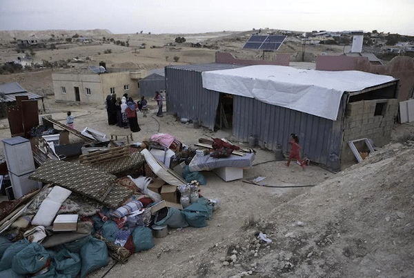 | Residents of the Bedouin village prepare for house demolitions by Israeli authorities Photo via Adalah Legal Center | MR Online