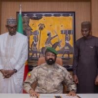 Representatives of Mali, Burkina Faso and Niger at the formation of the Alliance of Sahel States. Photo: Ministry of Foreign Affairs and International Cooperation of Mali