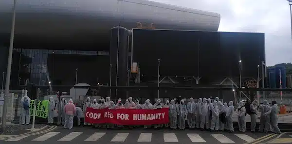 | Climate activists outside an incinerator in Aberdeen July 13 2024 Photo Climate Camp Scotland | MR Online