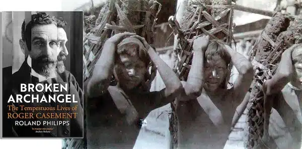 | FORENSIC EVIDENCE Roger Casement photographed these native youths in Colombias Putumayo region who were forced to carry and estimated their weight at 75 kilos each The Indians carried them over a distance of 100 kms without food being given Writer Mario Vargas Llosa said of him He should be regarded as a pioneer in the fight against colonialism racism and prejudice Photo Public Domain | MR Online