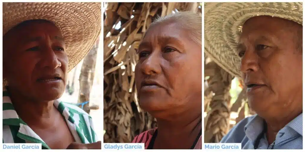 | Daniel García was recently displaced from San José de Capanaparo and is now living in Coporo Indígena | Gladys García is a spokesperson for the Coporo Indígena Communal Council | Mario García is the cacique political leader of the Coporo Indígena Pumé community Rome Arrieche | MR Online