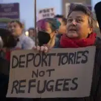 | Pro migrant protesters gather in the Parliament Square during a demonstration against governments controversial immigration bill in London United Kingdom on March 13 2023 Raşid Necati Aslım Anadolu Agency | MR Online