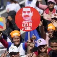 Maduro secured a third term in the latest elections. (AP / Matias Delacroix)