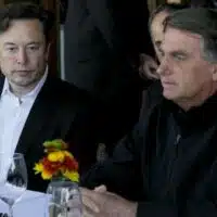 Elon Musk and Brazil's fascistic ex-president Jair Bolsonaro in Brasilia, May 2022 [Photo by Ministério Das Comunicações / CC BY 2.0]