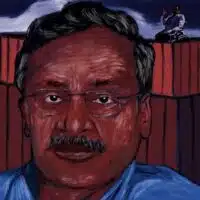 G.N. Saibaba (1967-2024). Illustration: Pariplab Chakraborty.