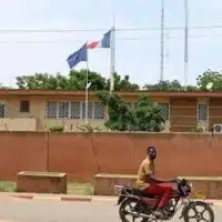 | French embassy in Niger Relations between the two countries have broken down since a July coup détat overthrew President Mohamed Bazoum Photo courtesy France24 | MR Online