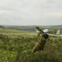 | An IDF soldier prepares to launch a Skylark drone manufactured by Elbit Systems an Israel based international military technology company and defense contractor Photo courtesy the Israel Defense ForcesFlickr | MR Online