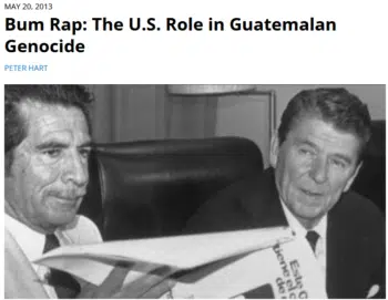 | Peter Hart FAIRorg 52013 If accountability for genocide is an important value then it would stand to reason that US media would pay some attention to a genocide that our own government facilitated | MR Online